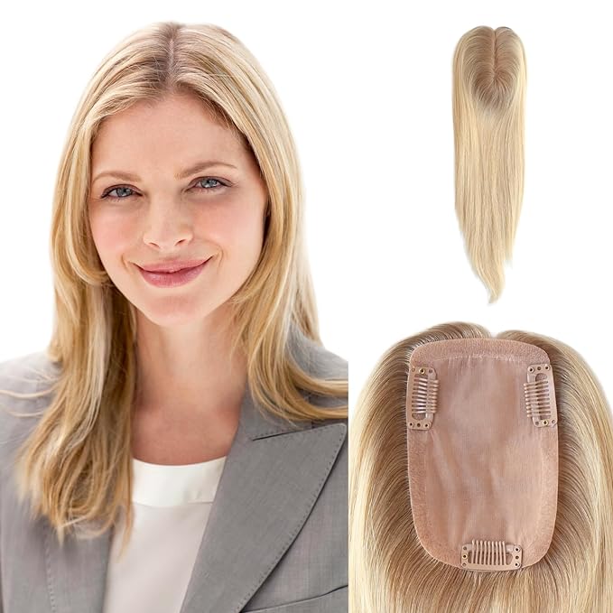 Woman's Topper Dark Root With Blonde. TP35
